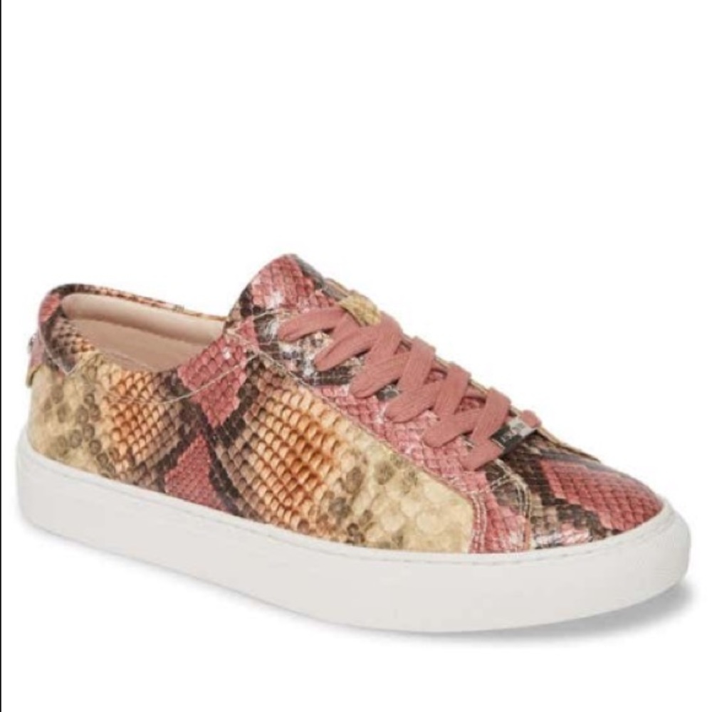J/SLIDES LACEE SNEAKER PINK MULTI EMBOSSED Size 8